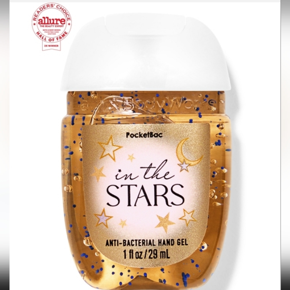 Bath & Body Works In The Stars PocketBac Hand Gel - Gold and White